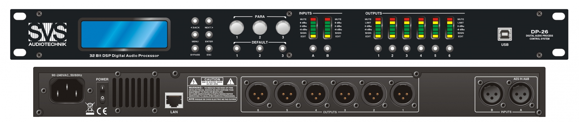 SVS Audiotechnik DP-26 Цифровой процессор: 2 входа 6 выходов в Камызяке