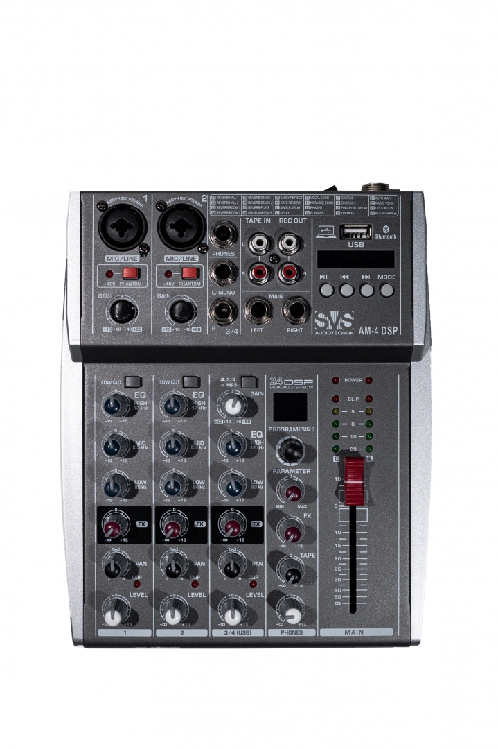 SVS Audiotechnik mixers AM-4 DSP Аналоговый микшерный пульт, 4-канала в Камызяке