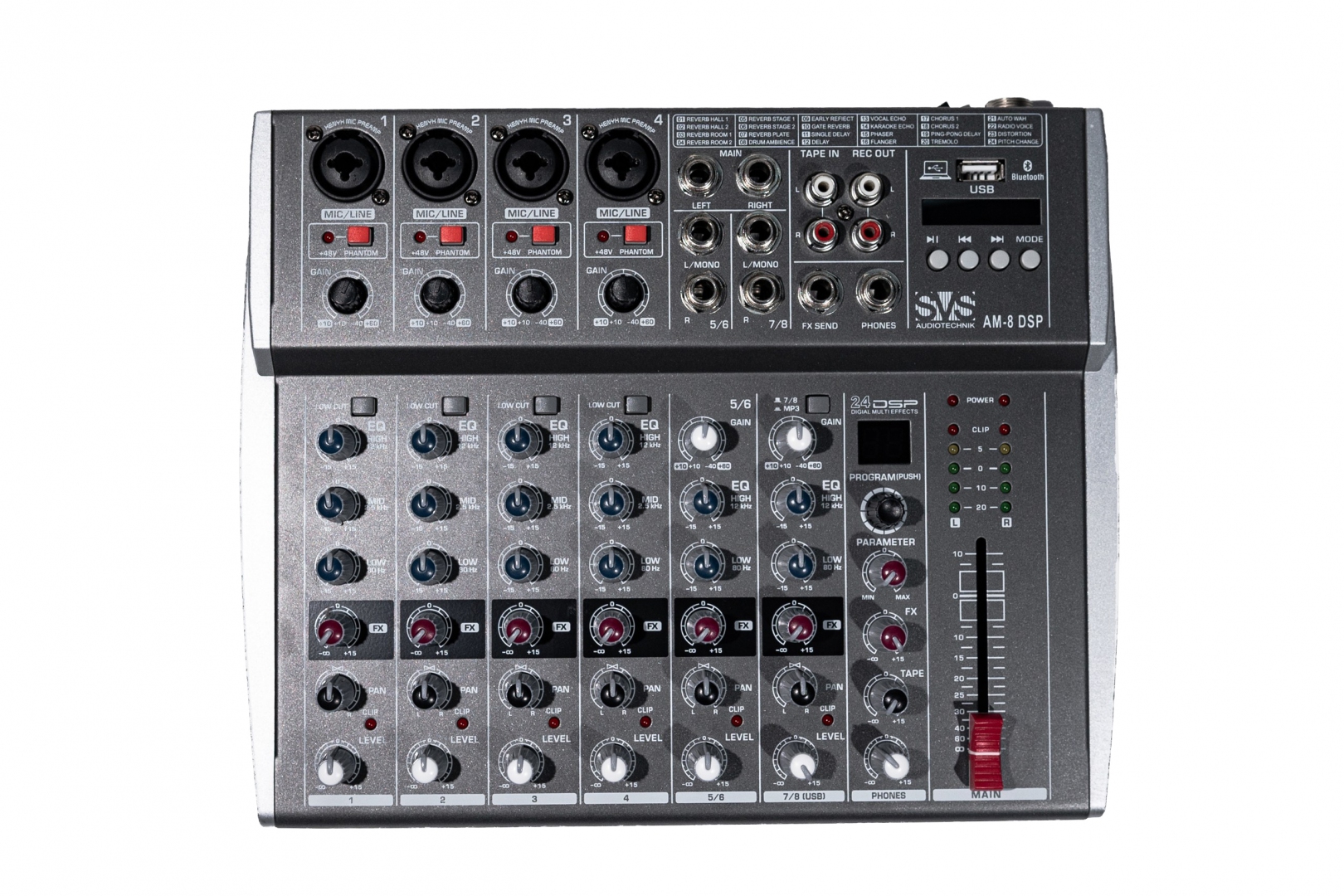 SVS Audiotechnik mixers AM-8 DSP Микшерный пульт аналоговый, 8-канальный в Камызяке