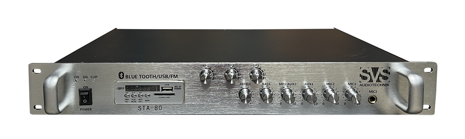 SVS Audiotechnik STA-80 Микшер-усилитель для систем Public Address в Камызяке