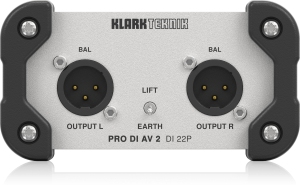 Klark Teknik DI 22P пассивный стерео директ-бокс в Камызяке
